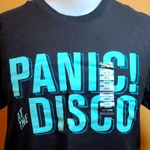 Hot Topic Black Tee with Teal Panic! Graphic (multiple for Sale)